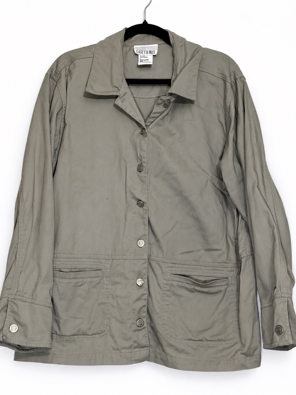 Casey & Max 100% Cotton Utility Jacket Women’s Large